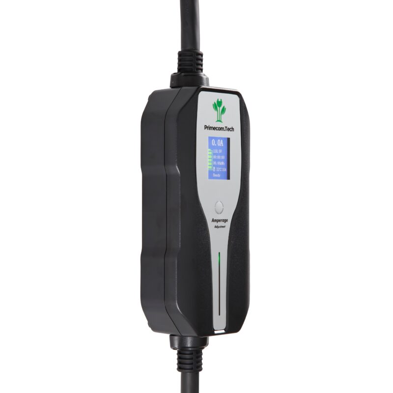 Primecom 32 Amp Level 2 Electric Vehicle (EV) Charger Amperage Adjustable Only In ElectoGb