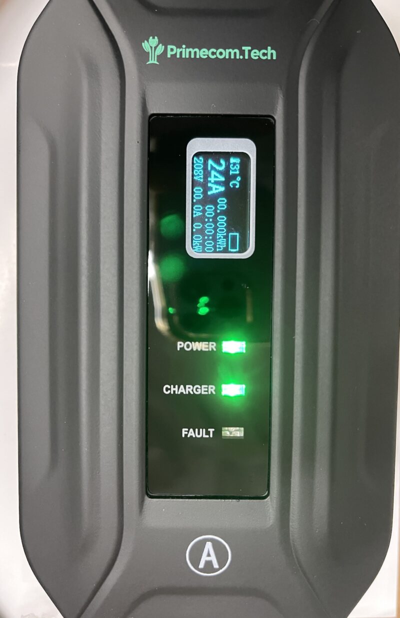 Primecom 32 Amp Level 2 Electric Vehicle (EV) Charger Amperage Adjustable Only In ElectoGb